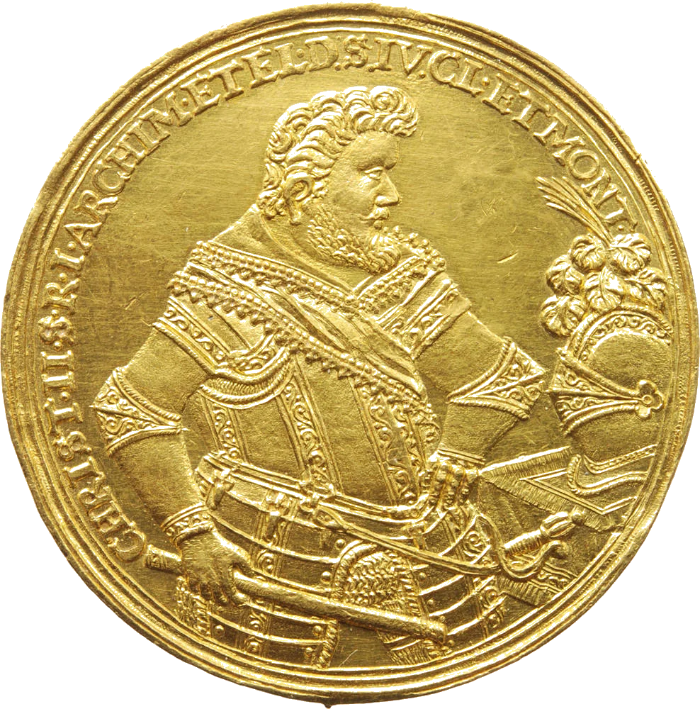 Christian II. — 10 Dukaten (Avers)