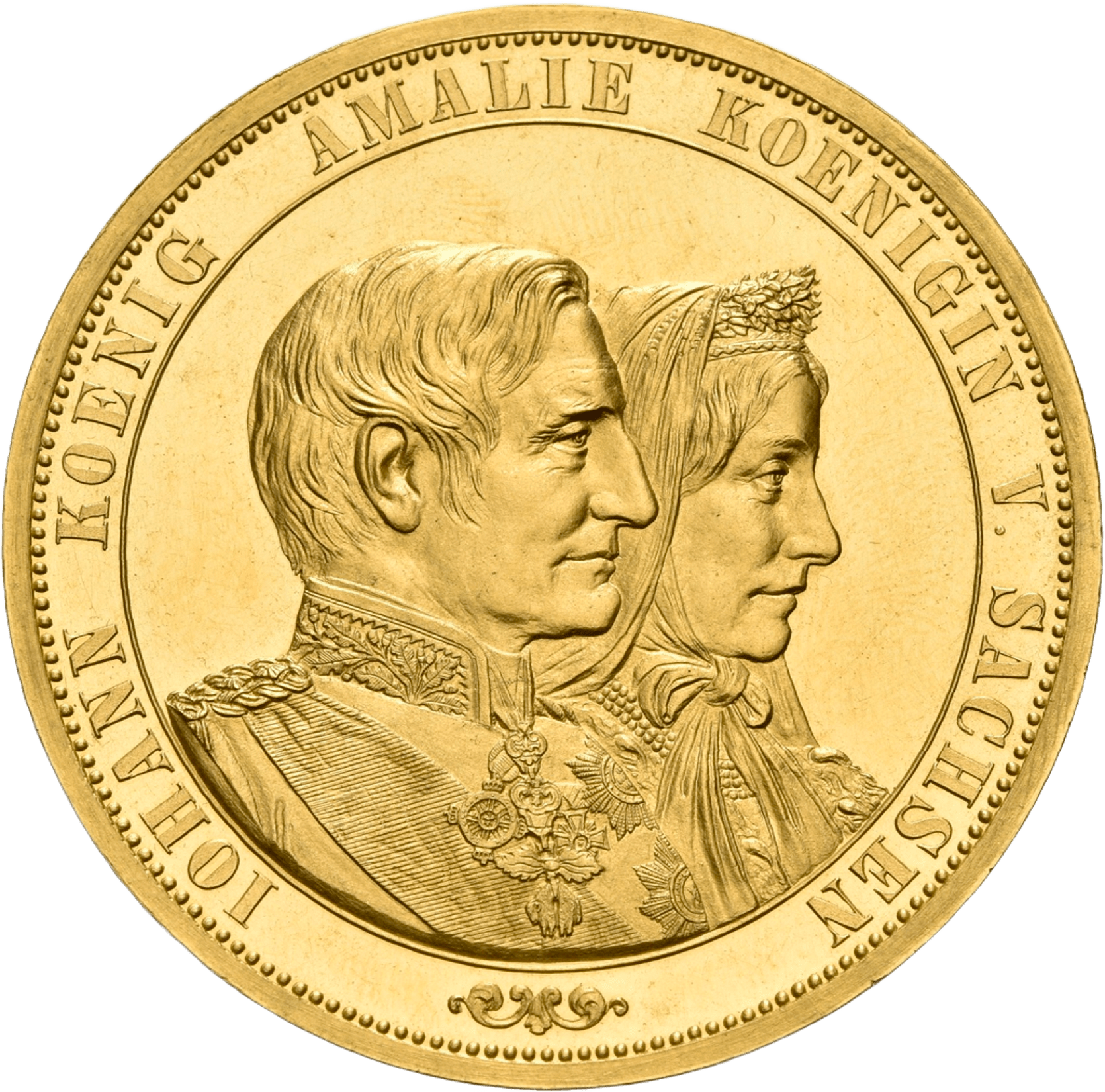 Sachsens Doppeltaler (Avers)